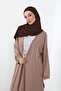 شال عملي من القطن الممشط يغطي الرقبة، طراز PS-59، بني اللون - 6