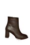 V590166309 Brown Thick Heeled Classic Women's Boots - 7