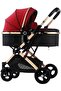 Travel Stroller for Airplane - Portable Compact Airport and All Terrain Toddler Stroller (Red)