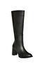 V590179609 black thick heeled classic women's boots - 5