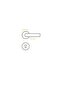 Interior Door Handle Linea Satin Wc Locked - 4