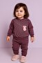 1-4 Years Old 2 Thread Compact Combed Cotton Children's Tracksuit Set I Breathable Soft Fabric I - 3