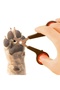 Pet Nail Clipper And Rasp Set Manicure Pedicure Paw Care Tool Non-Slip Handle