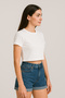 100% Cotton Camisole Oversize Crop Women's Blouse – Comfortable Elastic Fabric 4 Seasons Stylish Top - 3