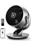 Smart Air Circulator Fan for Bedroom, 120° Vertical and 90° Oscillating Fan with Remote/Voice - 2