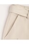 Cider High Waist Straight Wide Leg Pants with Belt - 6