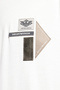 Men's Regular Fit Flexible Cotton Logo Detailed Short Sleeve White T-Shirt Em002959 Af18312-U0003 - 5