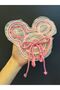 21X17 cm Zircon Stone Embroidery Bear Embroidery Applique - 3