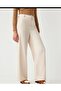 Cider High Waist Straight Wide Leg Pants with Belt - 2