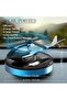 Car Air Fresher, Diffuser Long Lasting Air Freshener, Solar Energy 360 Rotating Helicopter, Car Inte - 4