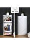 360 Rotating Triangle Bathroom Corner Shelves 3 Layers Storage Rack - 7
