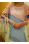 Pastel Geometric Print Kaftan Set - 4