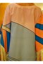 Pastel Geometric Print Kaftan Set - 2