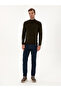 Khaki Slim Fit Cotton Blend Half Turtleneck Knitwear Sweater 50318677-Vr027 - 4