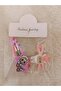 1 Pen with Labubu Figure, 2 Shooting Star Snap Clips for Children, Baby Set Buckle - 4