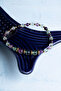 Certified Fluorite and Hematite Natural Stone Bracelet - 4