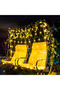 Fairy Lights 3x3m LED Net Lights, 320 LEDs, 8 Modes, Waterproof Mesh Curtain, Indoor Outdoor White - 2