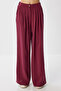 Winter Modal Palazzo Pants with Pockets Lfh0013 Cherry - 3