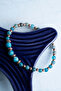 Certified Chrysoprase and Hematite Natural Stone Bracelet - 5