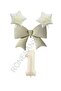 Cream Color Star Bow Number Foil Balloon Set Age 9