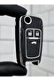 Opel Astra Corsa Insignia Adam Mokka Zafira Switch Nano Key Case Cover Black Silver