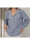 Women's Stripe Detailed Long Sleeve Shirt - 5