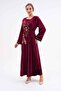 Women's Plus Size Velvet Hijab Dress