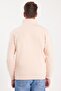 Unisex Relax Fit Comfortable Cut Cotton Fleece Lined Half Zipper Salmon Stand Collar Sweatshirt - 7