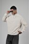 سويت شيرت رجالي ذو تصميم كبير الحجم من نوع Fisherman Collar - 3
