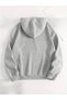 Printed Oversize Women'S/Men's Unisex Hooded Sweatshirt - 2