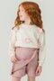 Pink Girl's Daisy Embroidered 2-Piece Set 21529 - 2