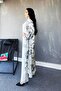 Women's Knitwear Mercerized Triple Glass Break Patterned Set - 4