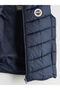 Lcw Kids Navy Blue Hooded Printed Boy's Vest - 4