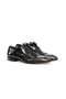 Black Color Lace-Up Genuine Leather Men's Shoes