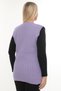 Women's V-Neck Winter Thick Woolen Hair Knit Model Knitwear Button Mother Vest with Pockets - 4