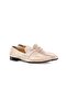 Beige Color Laceless Genuine Leather Suede Men's Shoes