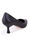 Dza07-388499 Black 6 cm Thin Heeled Stiletto Women's Shoes - 4