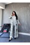 Women's Knitwear Mercerized Triple Glass Break Patterned Set