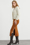 Knitwear Cardigan Crop Two-Piece Set - Stone - 4