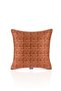 Wood Texture Patterned Leather Corduroy Throw Pillow Cover 43X43Cm - 2