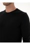 Black Slim Fit Cashmere Silk Blend Crew Neck Knitwear Sweater 50316307-Vr046 - 7