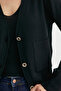 Knitwear Cardigan Crop Double Set - Black - 5