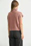 Full Fisherman Crop Knit Sweater - Rose - 5