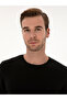 Black Slim Fit Cotton Blend Crew Neck Basic Knitwear Sweater 50318620-Vr046 - 2