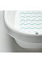 LÄTTSAM Baby bath, white/turquoise - 5