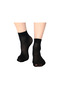 5 Pairs of 40 Denier Women's Honeycomb Textured Socks Black