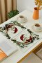 American Placemat with Santa Claus for 6 People Protective Table Cover Christmas Tableware Set - 2