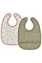 GULDVÄVARE Bib, green/white