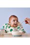 BÖRJA Feeding spoon and baby spoon, white/blue - 3