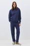 Women's Premium Hooded Pocket Detailed Tracksuit Set Indigo 2033